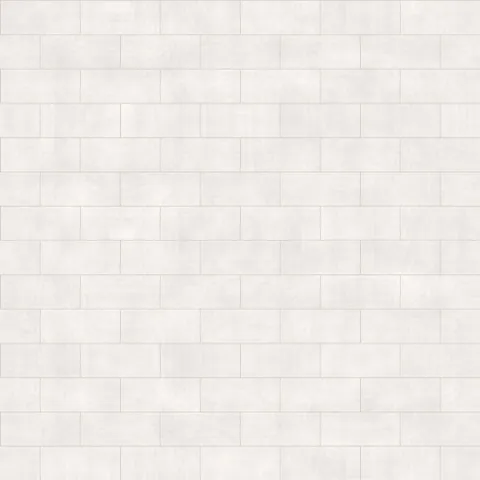 Painted White Brick — Geometric