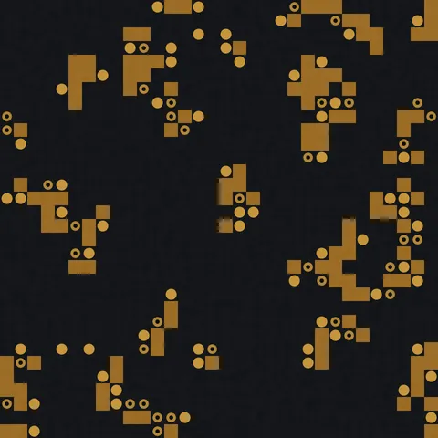 Black Stealth Circuit — Geometric