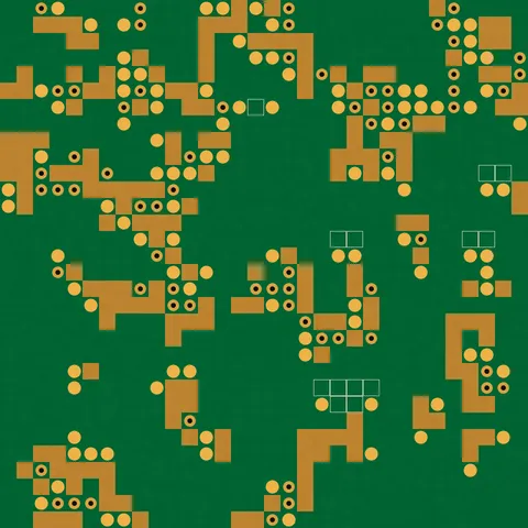 Gold Plated Circuit — Geometric