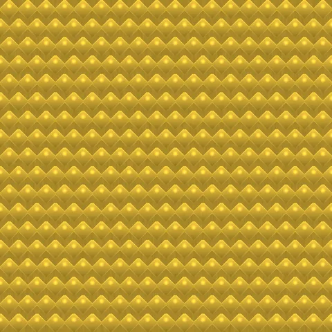 Gold Plate Diamond Plate — Geometric