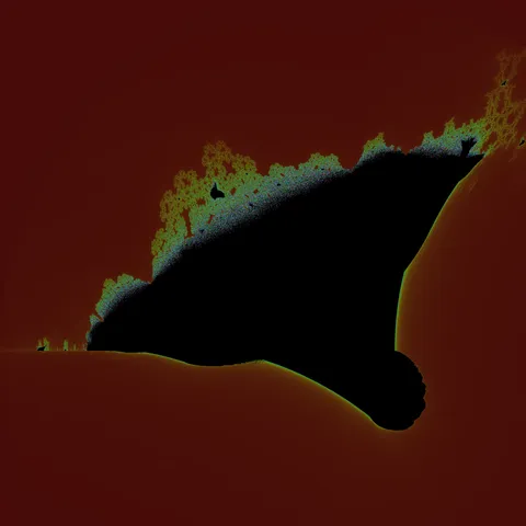Burning Ship Armada Fractal — Abstract