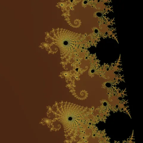 Deep Zoom Spiral Fractal — Abstract