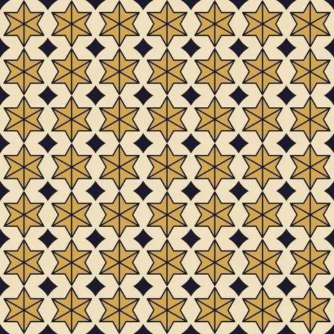 Art Deco Fan Geometric Pattern — Geometric