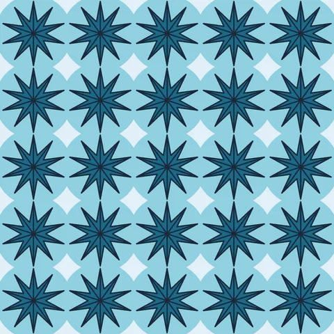 Moorish Zellige Geometric Pattern — Geometric