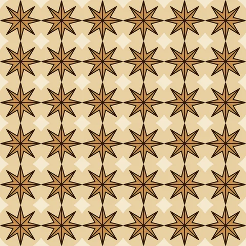 Star & Cross Geometric Pattern — Geometric