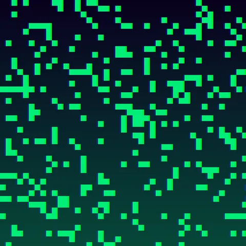 Cyberpunk Glitch — Abstract