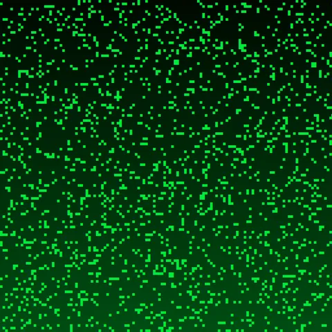 Matrix Rain Glitch — Abstract