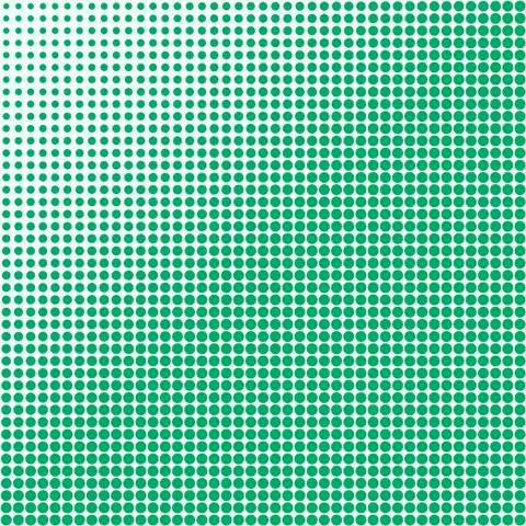 Mint Fresh Halftone — Abstract