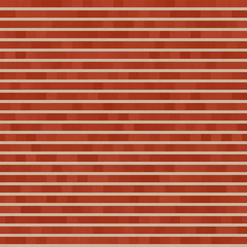 Red Brick Herringbone — Geometric
