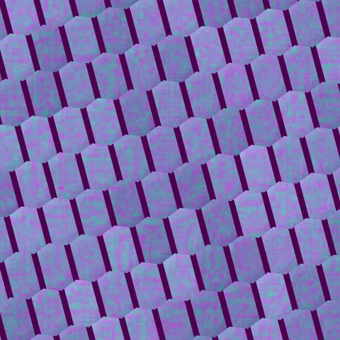 Neon Hex Grid — Geometric