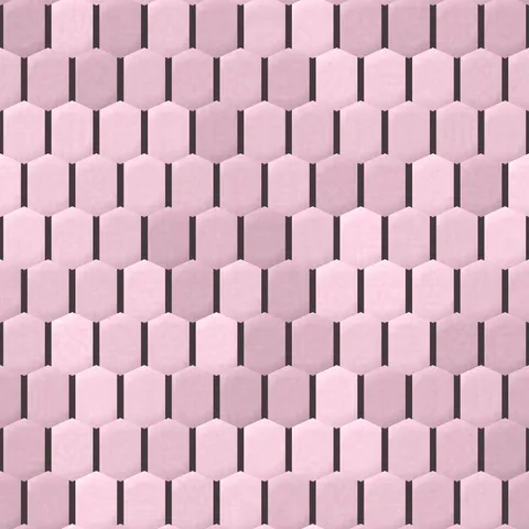 Pastel Mosaic Hexagonal — Geometric