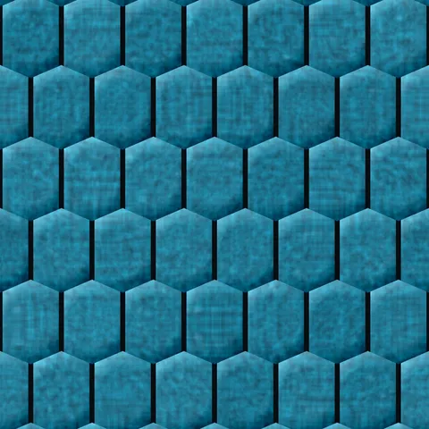 Sci-Fi Hex Panel — Geometric