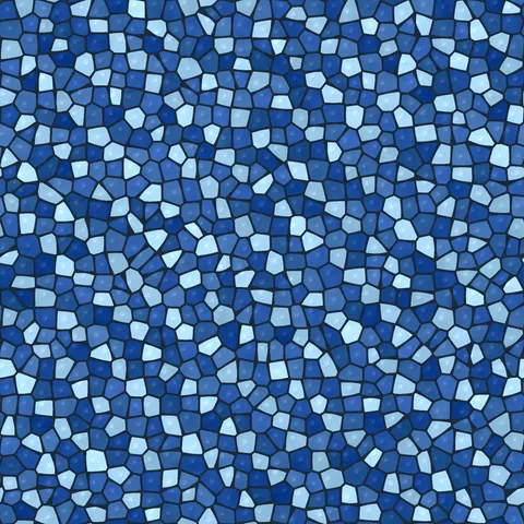 Ocean Floor Mosaic — Geometric