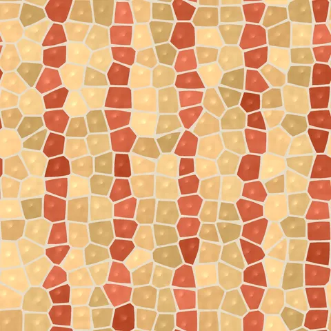 Roman Bath Mosaic — Geometric