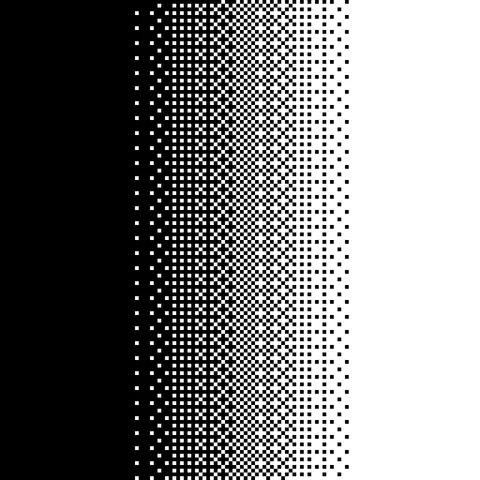 Monochrome 1 Bit Pixel Art — Geometric