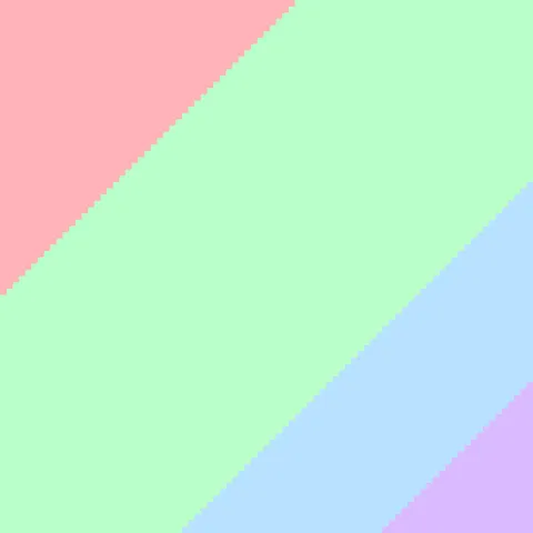 Pastel Dither Pixel Art — Geometric