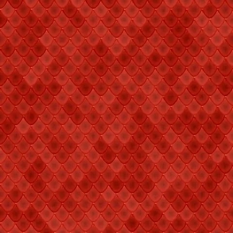 Red Wyvern Scales — Fabric