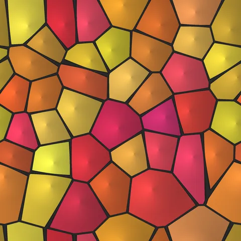 Cathedral Stained Glass — Abstract