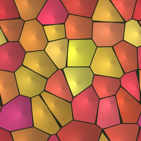 Garden View Stained Glass — Abstract