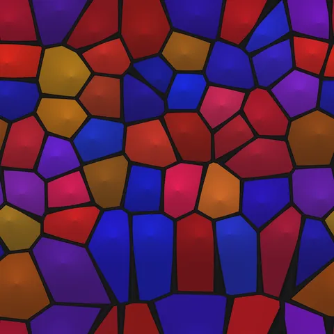 Gothic Rose Stained Glass — Abstract