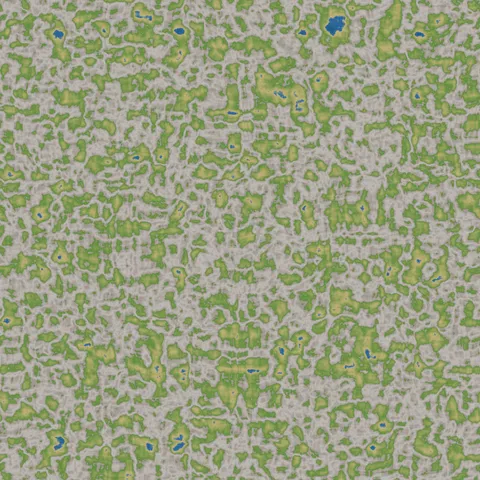 Alpine Mountains Terrain — Noise & Grain