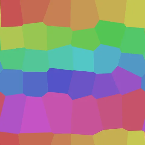 Stained Glass Voronoi — Abstract